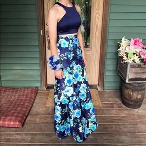 2 Piece Prom Dress